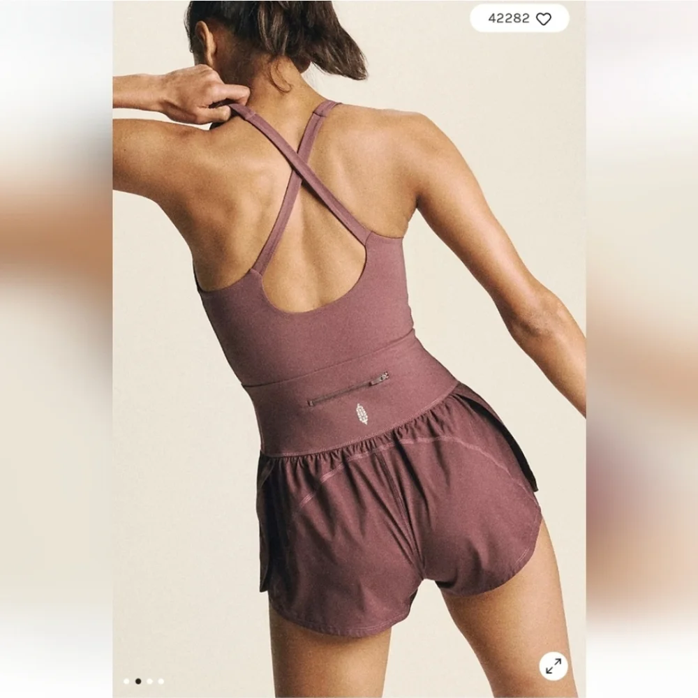 π NWOT π Free People Rightous Runsie - Picture 3 of 4